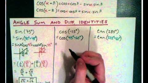 Angle Sum-Diff 3 Examples