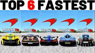 TOP 6 FASTEST MCLAREN'S IN ASSETTO CORSA Mclaren Speedtail Assetto Corsa