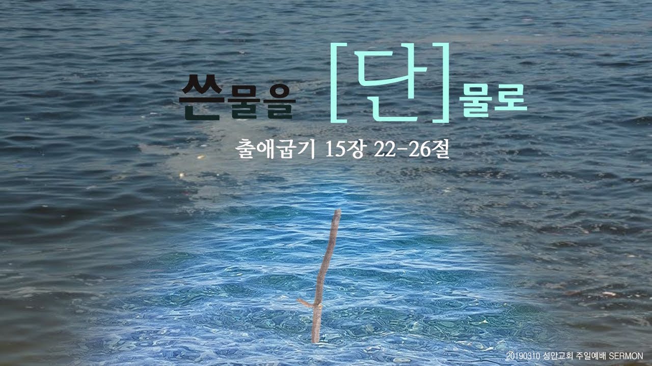 쓴 물을 단 물로 / 장학봉 목사 (190310 하남 미사 성안교회 2부예배)
