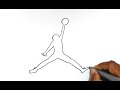 How to Draw the Jordan Logo