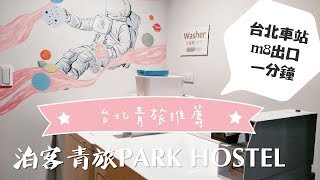 【台北住宿】泊客青旅PARK HOSTEL 台北車站M8出口走路一 ...