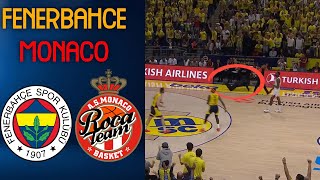 Epic fall of Sasa Obradovic in Game 4 | Fenerbahce - Monaco | Euroleague 2023-24