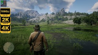 Red Dead Redemption 2 FHD vs 2K vs 4K ultra graphics settings