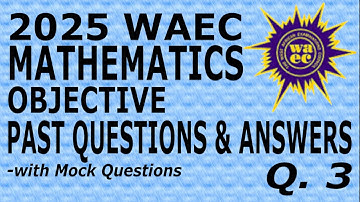 WAEC 2025 Maths OBJ Q3: Calculate Variance of Data Set (Statistics & Data Analysis) #Algybra