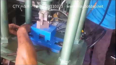 Hướng dẫn lắp ráp khuôn cắt hộp sắt vuông 45 độ dùng máy thủy lực