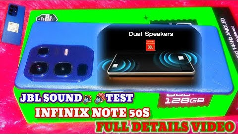 Infinix Note 50s 5g Sound By JBL Sound Quality 🔊🔉 Testing 💥😲Full Details Video Dual JBL Speaker🔊