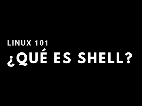 Video: ¿Qué es $? ¿En Shell?