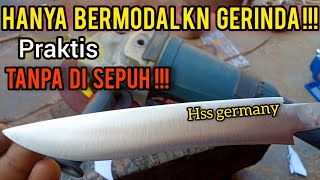 Sangat Mudah Membuat Pisau Dengan Baja premium SETAJAM SILET  !!!