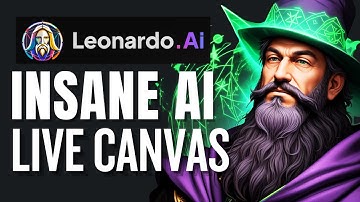 How To Use LIVE CANVAS Leonardo AI