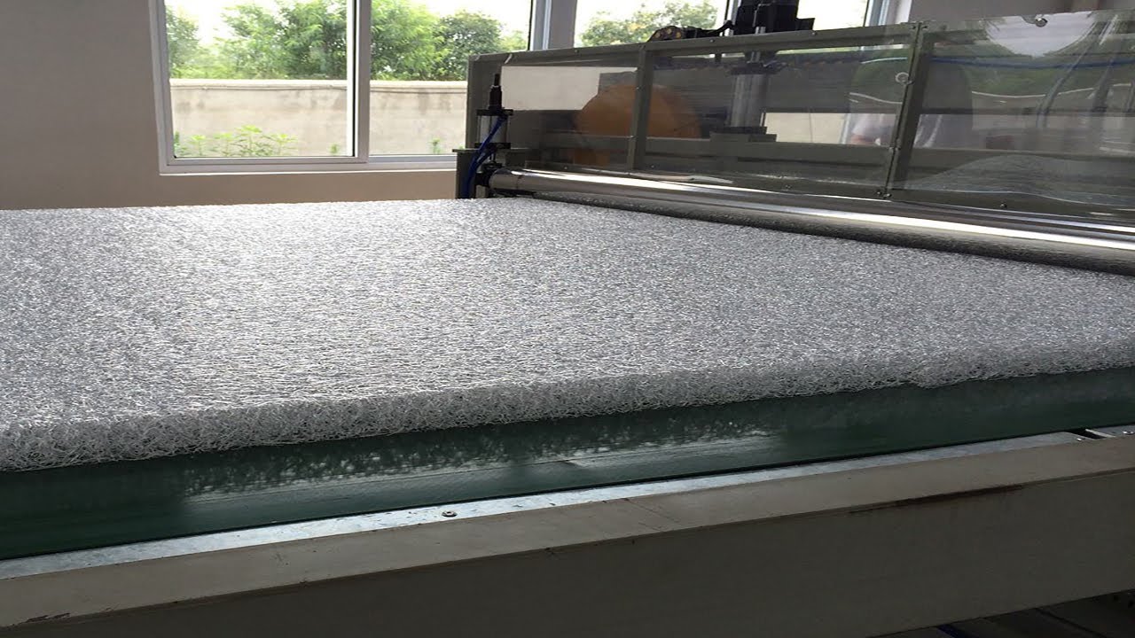tpe eva poe cushion mattress pillow making machine|3d polymer washable mattress machine,