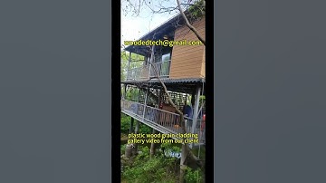 plastic wood grain cladding gallery video from our client #plasticwoodgraincladding