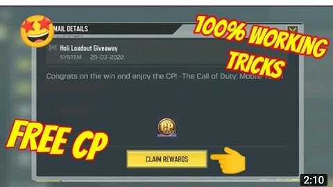 *April 2022* Call Of Duty Mobile 2022 New Redeem Code | Cod Mobile Redeem Code Garena or global