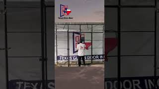 Iron Glass Wall Partition With Double Door | Texas Glass Door