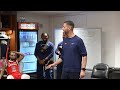 James Borrego postgame locker room speech after win vs. Dallas Mavericks