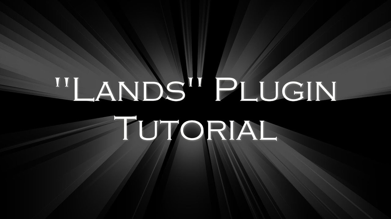 "Lands" Minecraft Plugin Player Tutorial 