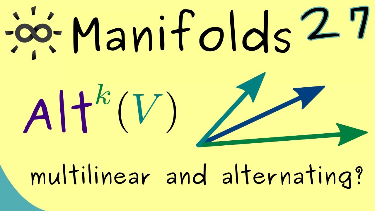 Manifolds 27 | Alternating k-forms