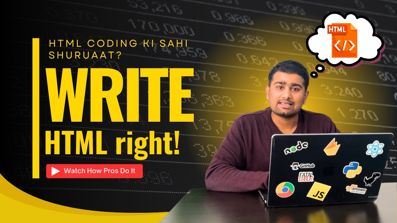 Mpath Html Writing HTML Basics – Environment Setup & Writing HTML Correctly - YouTube