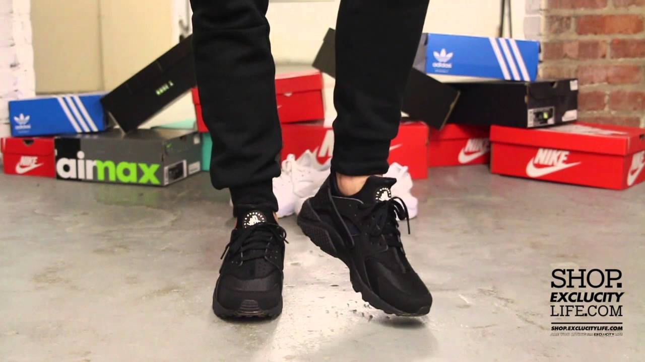 huarache white on feet