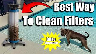 FASTEST Way To Clean Your Pool Filters!!!