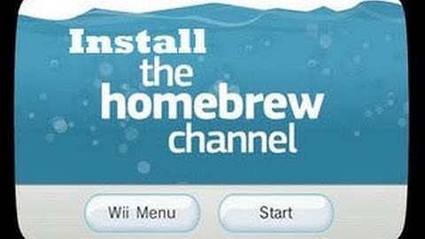 Install The Homebrew Channel Wii 4.3U