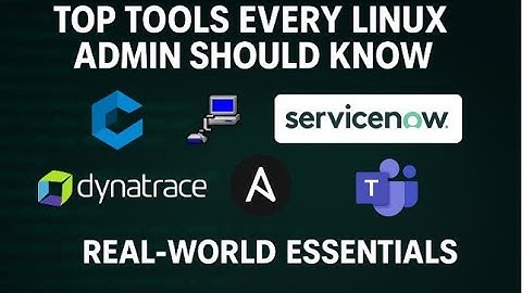 Top Linux Admin Tools System Admin Uses Everyday (Real Environment)