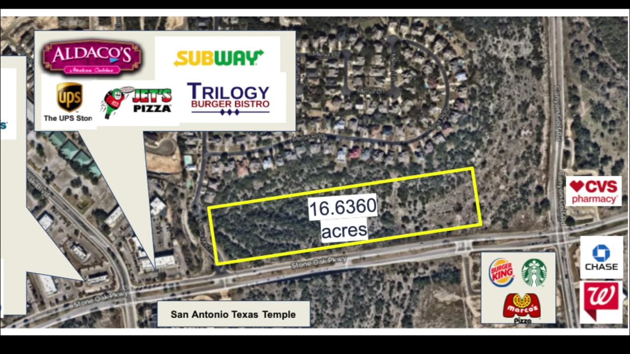 Core Commercial presents 16 acres of land For Sale Stone Oak