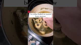 🦴Roasted (or boiled) bone marrow for babies! 👵I showed up at my MIL’s house and she had made
