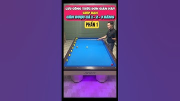 Công thức giúp bạn xử lý 1-2-3 băng #bida #bidalibre #billiards #tancivicbida