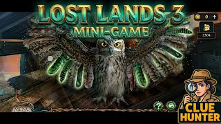 Lost Lands 3 mini game Owl Identical Feathers Matching Puzzle Full Solution Tree House Guide screenshot 3