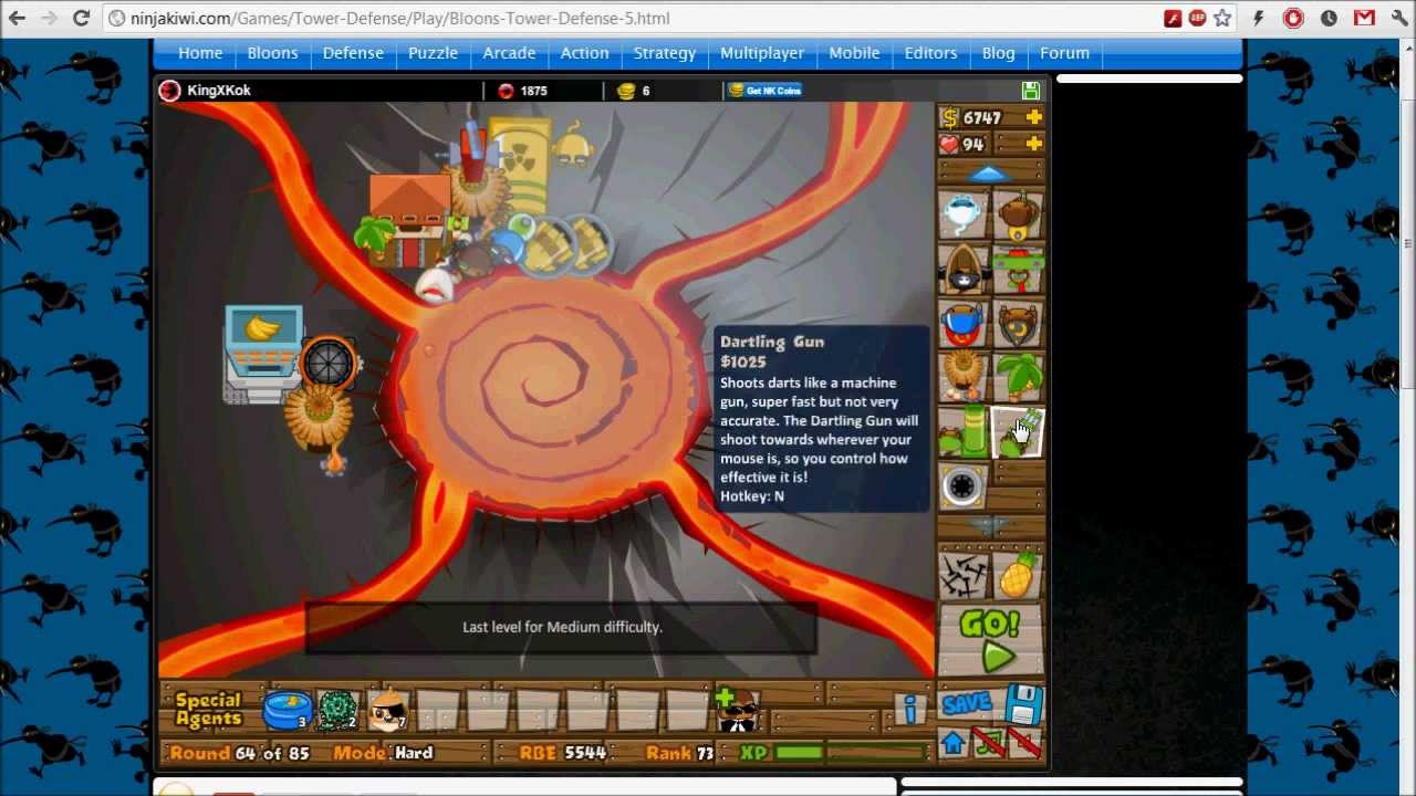 BTD5 NLL Attempt #1: Mount Magma Hard