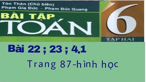 Bài 4.1 sbt toán 6 tập 2 trang 87 năm 2024