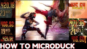 HOW TO MICRODUCK IN MORTAL KOMBAT 1! Comprehensive microducking tutorial!!