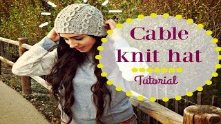 E-we's Cable Beanie Video – LOOM KNIT