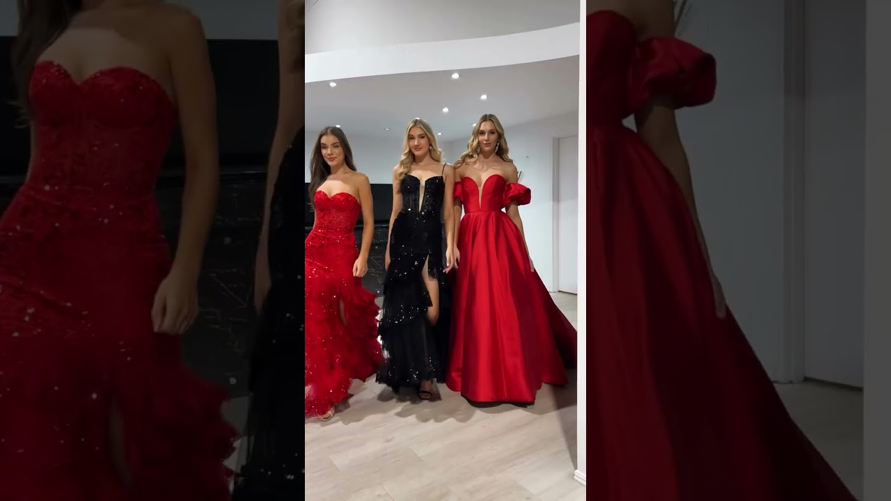 Something amazing is coming…… #onehoneysheenared #redpromdress