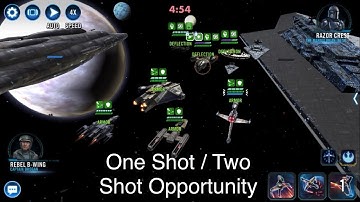 Semi-Low Gear B-Wing/Home One vs Triple Attacker Executor (3 Battles 1W|2L) |Fleet Arena SWGOH|