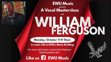 October 11, 2021 William Ferguson Masterclass at EWU - 1st half