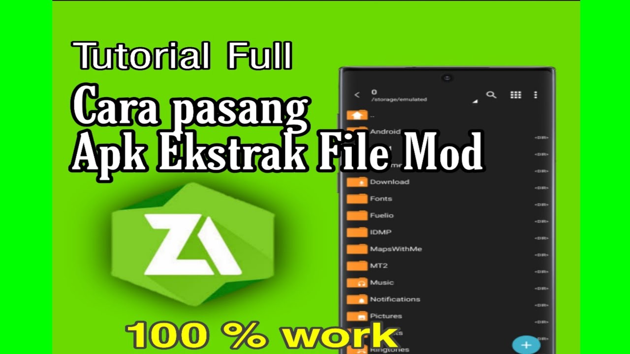 TUTORIAL || Cara pasang ZArchiver Terbaru - YouTube