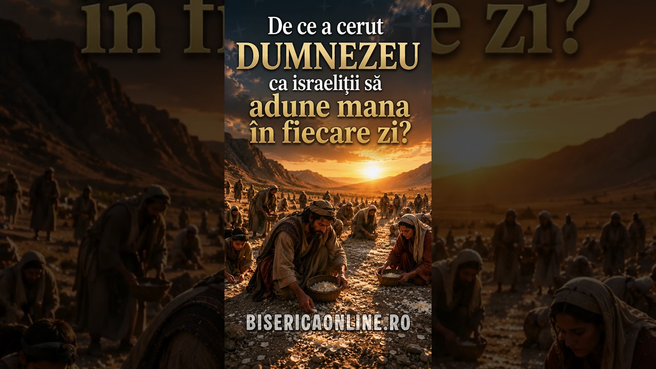 De ce a cerut Dumnezeu ca israeliții să adune mana în fiecare zi? - Întrebări și răspunsuri biblice