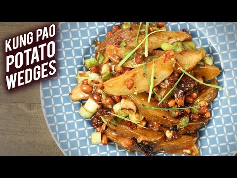 kung-pao-potato-wedges-|-sweet-and-spicy-potato-wedges-|-indo-chinese-style-wedges-by-varun