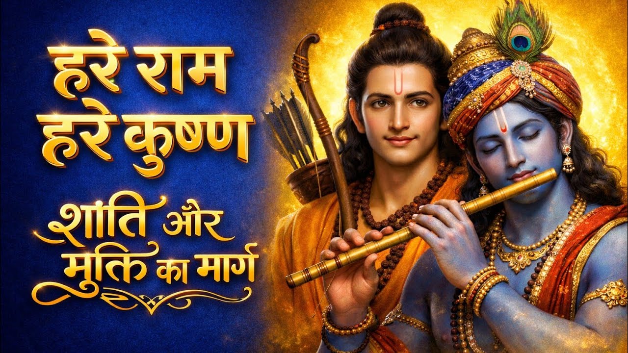 Hare Rama Hare Krishna Lofi 🎧 | 432Hz Miracle Mantra for Inner Peace ✨