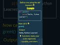 Functions in Python