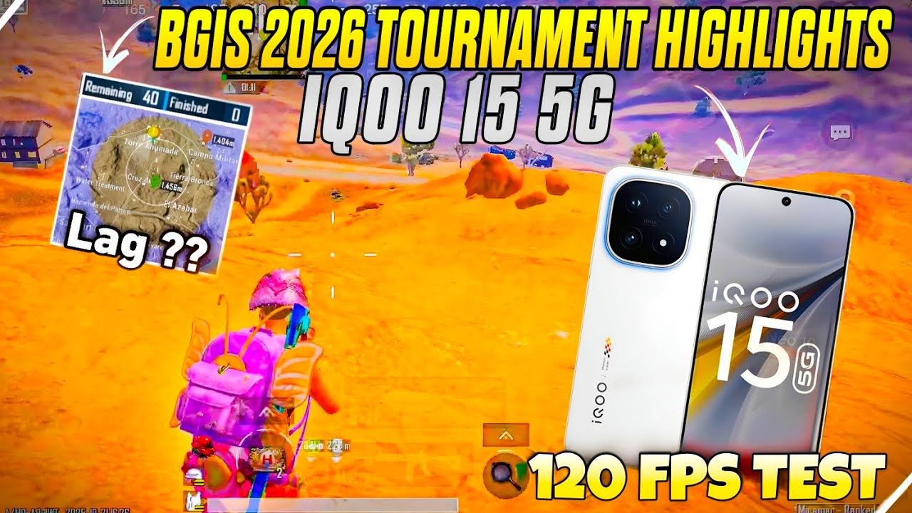 IQOO 15 BGIS 2026 TOURNAMENT HIGHLIGHTS 😱 PAID SCRIMS WWCD BGMI ...