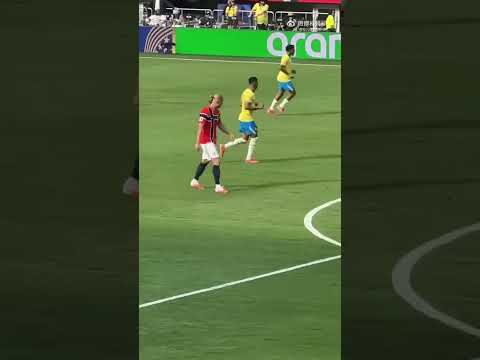 Video Erling Haaland casually walks before scoring the first goal vs Brazil!