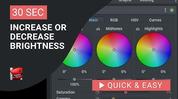 Lightworks Tutorial: How to Increase or Decrease Brightness in Lightworks