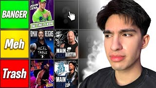 i made a tier list… For WWE THEME SONGS!
