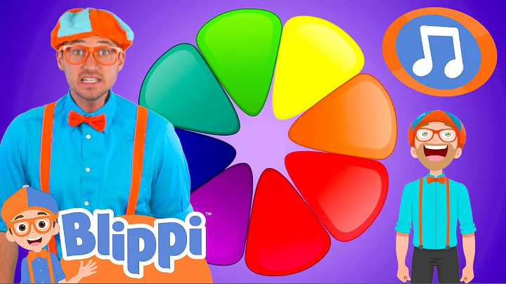 Color Song | Blippi Songs｜Kids Songs｜Trucks for Kids