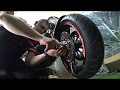 Замена масла в вилке. (мотоцикл GSF 1200) Fork oil change GSF