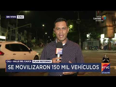 En el Valle se movilizaron cerca de 150 mil vehículos durante el puente festivo | RTVC Noticias