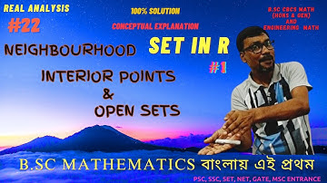 Interior Point | Open Set | Set in R | Real Analysis by DR Collger