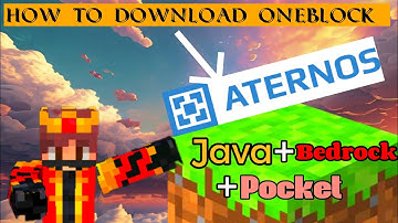 How To Add One Block World in Aternos Server | How To Make OneBlock Server in Aternos (Hindi)